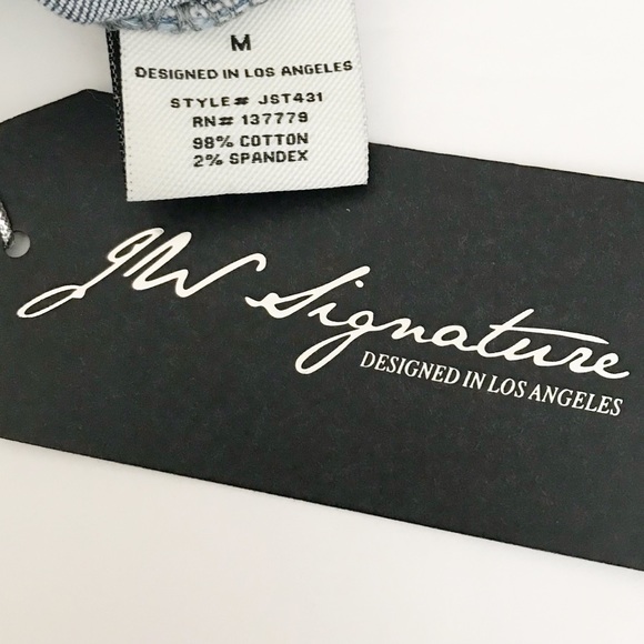 NWT Last 1 Flattering Stretch Distressed Fray Hem - Picture 6 of 7